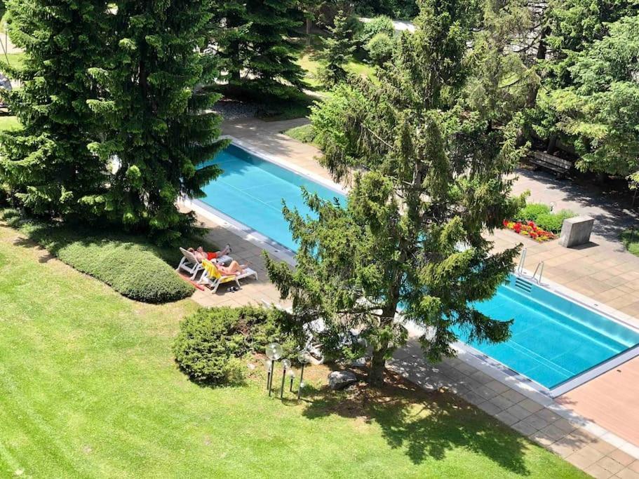 Modern Laax Apt, Swimming Pools, Wellness & Tennis Экстерьер фото